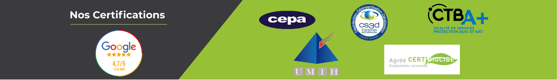 Certification Alpes3D : CTBA+, Certibiocide, CEPA, CS3D
